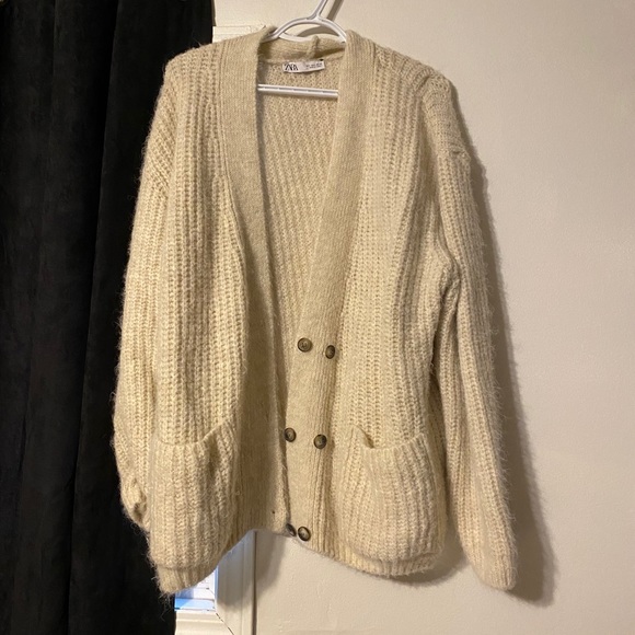 Zara oversized knit jacket - Picture 1 of 2